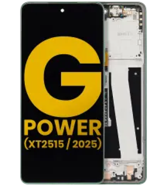 Motorola Moto G Power 5G (2025) Display + Frame - Leaf Green Refurbished