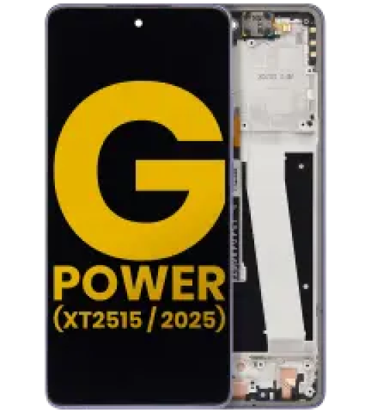 Motorola Moto G Power 5G (2025) Display + Frame - Late Gray Refurbished