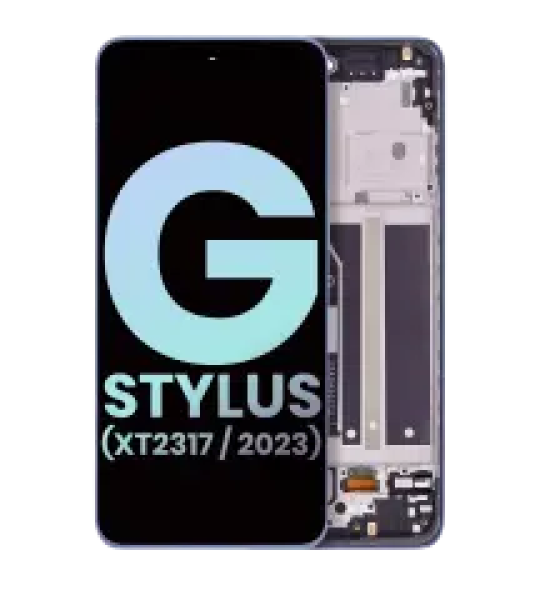 Motorola Moto G Stylus 4G (2023) Display + Frame - Blue SVP