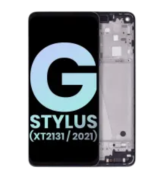 Motorola Moto G Stylus 5G (2021) Display + Frame - Cosmic Emerald SVP