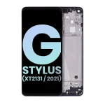 Motorola Moto G Stylus 5G (2021) Display + Frame - Cosmic Emerald SVP