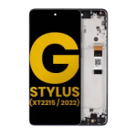 Motorola Moto G Stylus 5G (2022) Display + Frame - Steel Blue AM Plus