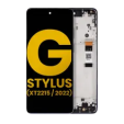 Motorola Moto G Stylus 5G (2022) Display + Frame - Steel Blue Refurbished