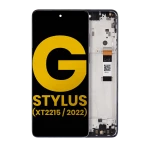 Motorola Moto G Stylus 5G (2022) Display + Frame - Steel Blue Refurbished