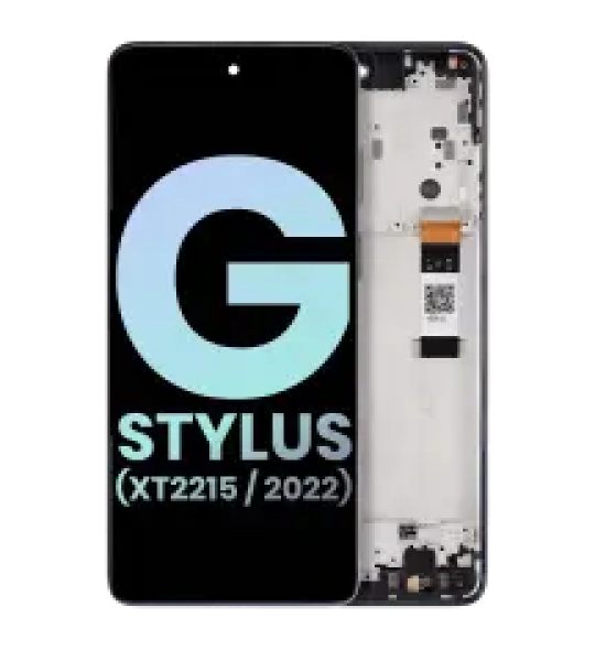 Motorola Moto G Stylus 5G (2022) Display + Frame - Steel Blue SVP