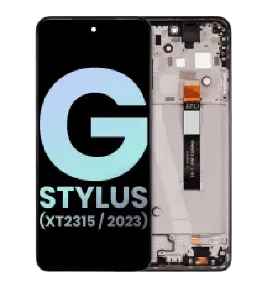Motorola Moto G Stylus 5G (2023) Display + Frame - Rose Champagne SVP