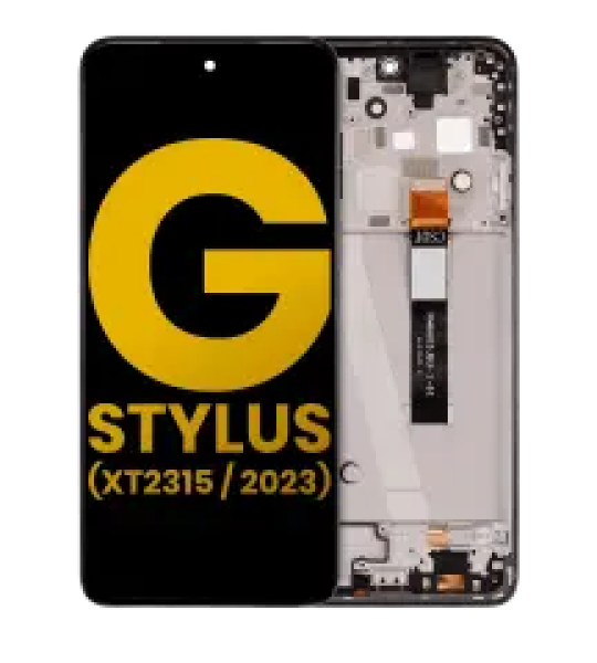 Motorola Moto G Stylus 5G (2023) Display + Frame - Cosmic Black Refurbished