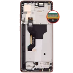 Motorola Moto G Stylus 5G (2024) Display + Frame - Scarlet Wave Refurbished