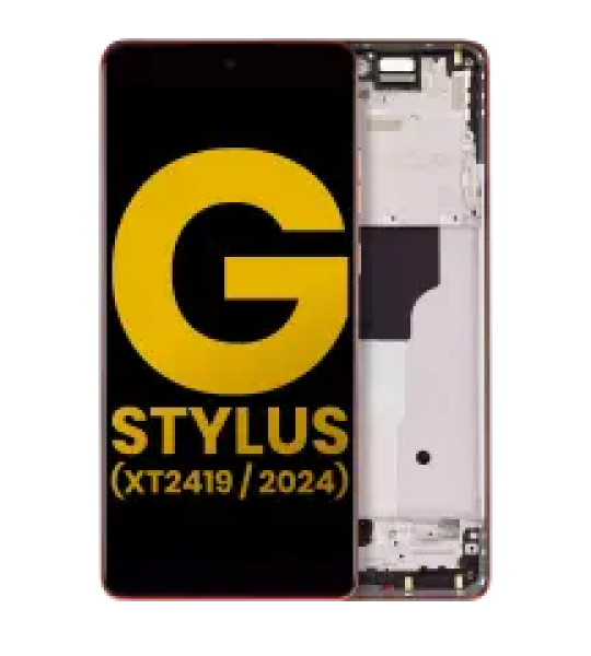Motorola Moto G Stylus 5G (2024) Display + Frame - Scarlet Wave Refurbished