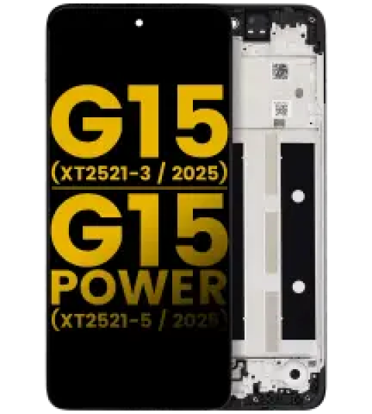 Motorola Moto G15 (2025) / G15 Power (2025) Display + Frame Refurbished