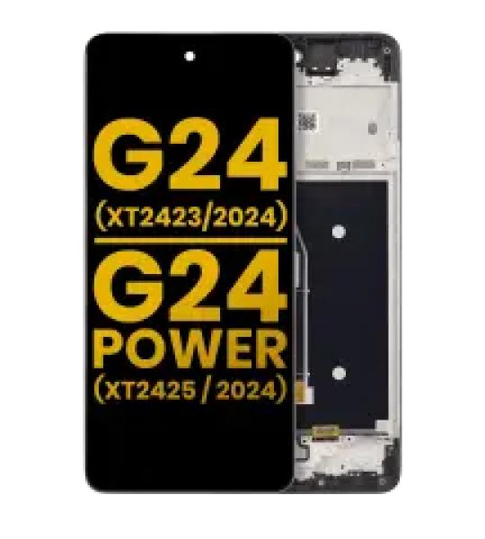 Motorola Moto G24 (2024) / G24 Power (2024) Display + Frame Refurbished