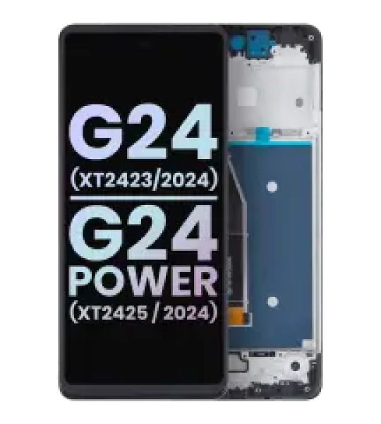 Motorola Moto G24 (2024) / G24 Power (2024) Display + Frame SVP