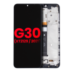 Motorola Moto G30 Display + Frame - Phantom Black AM Plus