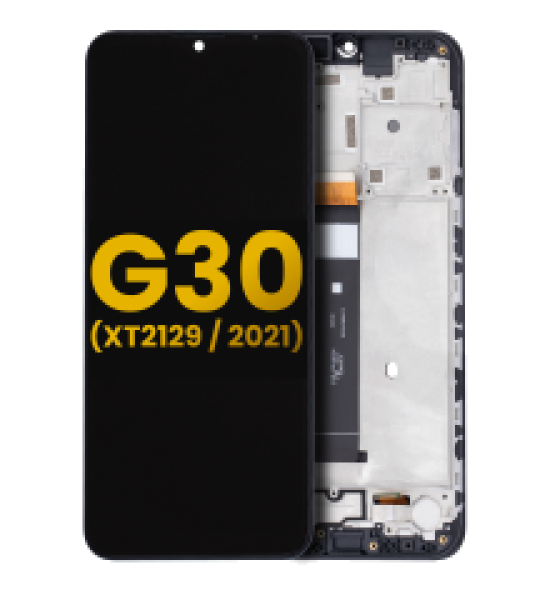 Motorola Moto G30 Display + Frame - Phantom Black Refurbished