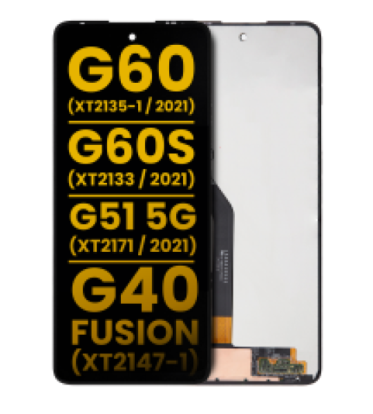 Motorola Moto G40 Fusion / G60 / G60S / G51 Display (No Frame) Refurbished