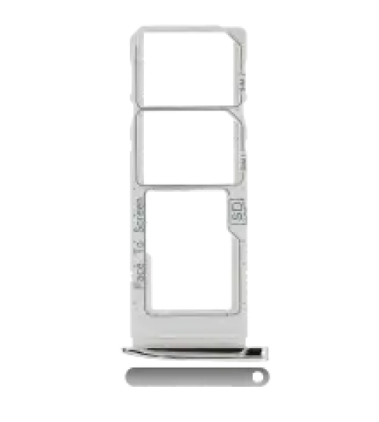 Motorola Moto G7 Plus / G7 Dual Sim Tray - Silver AM Plus