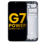 Motorola Moto G7 Power Display + Frame - Ceramic Black Refurbished