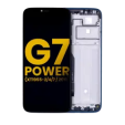 Motorola Moto G7 Power Display + Frame - Marine Blue Refurbished