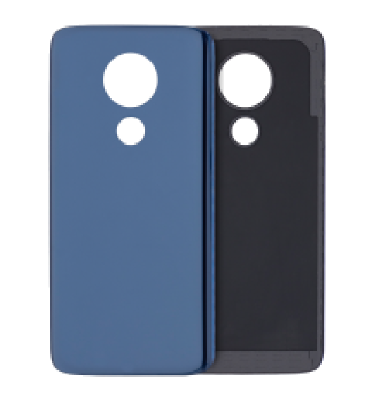 Motorola Moto G7 Power Back Cover Glass - Marine Blue AM Plus