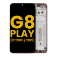 Motorola Moto G8 Play Display + Frame - Magenta Red Refurbished
