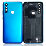 Motorola Moto G8 Power Lite Back Cover Glass - Arctic Blue AM Plus