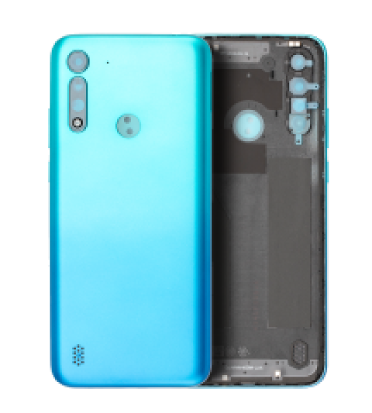 Motorola Moto G8 Power Lite Back Cover Glass - Arctic Blue AM Plus