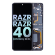 Motorola Moto Razr / Razr 40 (2023) Display + Frame (Main) - Sage Green SVP