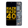 Motorola Moto Razr / Razr 40 (2023) Display + Frame (Main) - Sage Green Refurbished