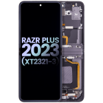 Motorola Moto Razr / Razr 40 (2023) Display + Frame (Inner) - Infinite Black SVP