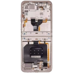 Motorola Moto Razr / Razr 50 (2024) Display + Frame (Main) - Beach Sand Refurbished