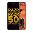 Motorola Moto Razr / Razr 50 (2024) Display + Frame (Main) - Spritz Orange Refurbished