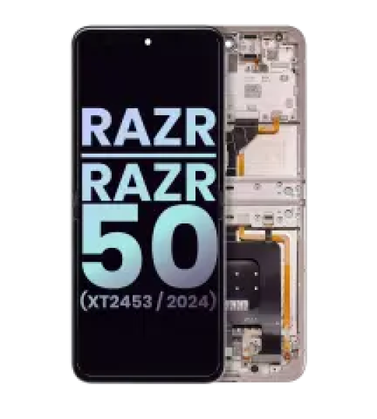 Motorola Moto Razr / Razr 50 (2024) Display (Main) - Beach Sand SVP