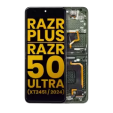 Motorola Moto Razr Plus / Razr 50 Ultra (2024) / Razr Plus (2025) Display + Frame (Inner) - Spring Green Refurbished