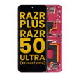 Motorola Moto Razr Plus / Razr 50 Ultra (2024) / Razr Plus (2025) Display + Frame (Inner) - Hot Pink Refurbished