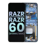 Motorola Moto Razr / Razr 60 (2025) Display + Frame - Gibraltar Sea SVP