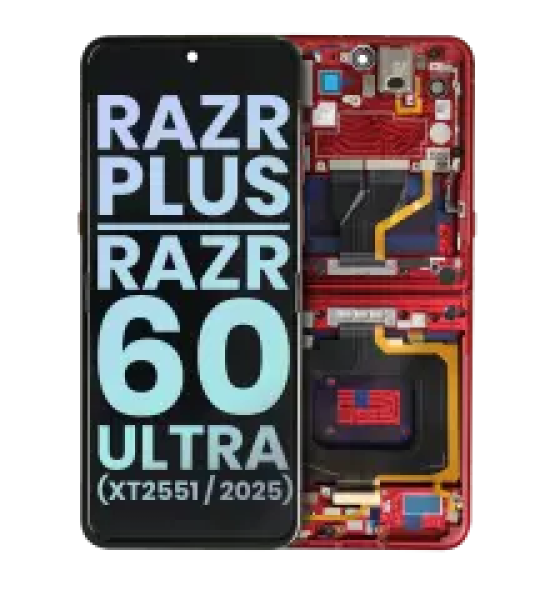 Motorola Moto Razr Plus / Razr 60 Ultra (2025) Display (Main) - Rio Red SVP