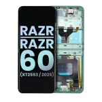Motorola Moto Razr / Razr 60 (2025) Display + Frame - Spring Bud SVP
