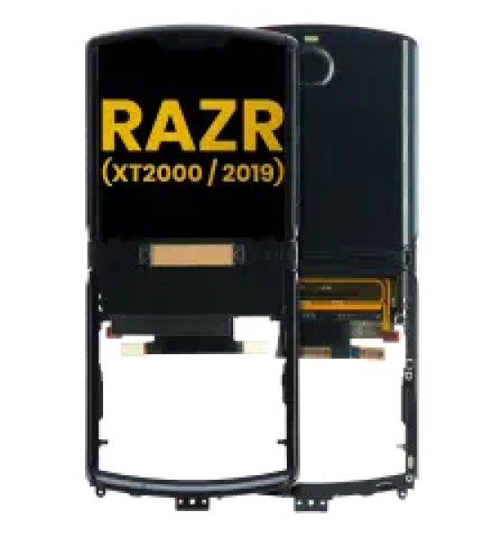 Motorola Moto Razr (2019) Display + Frame (Outer) - Noir Black Refurbished