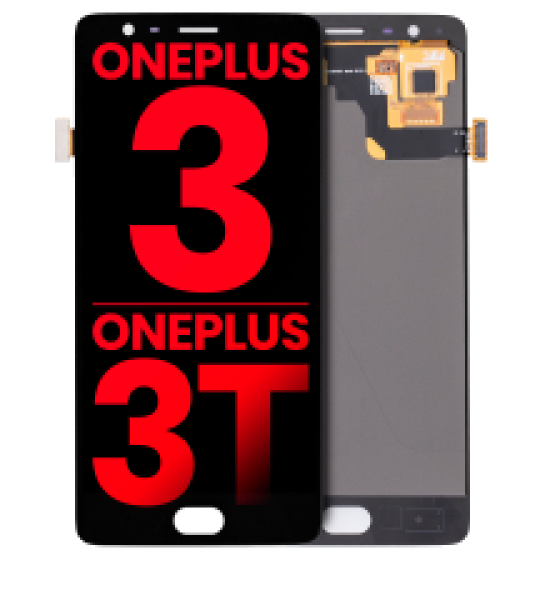 OnePlus 3 / 3T Display (No Frame) - Black AM Plus