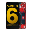 OnePlus 6 Display + Frame - Amber Red Refurbished