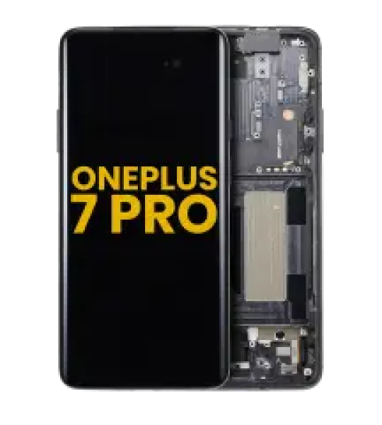 OnePlus 7 Pro / 7T Pro Display + Frame - Mirror Gray Refurbished