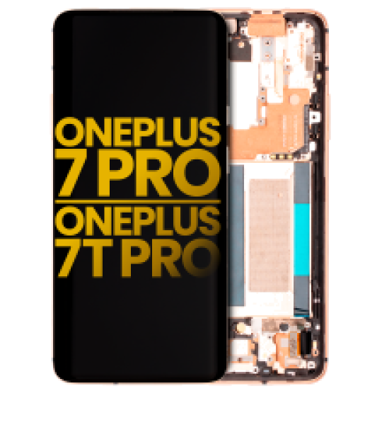 OnePlus 7 Pro / 7T Pro Display + Frame - Almond Refurbished