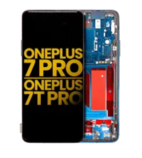 OnePlus 7 Pro / 7T Pro Display + Frame - Nebula Blue Refurbished