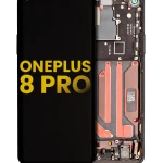 OnePlus 8 Pro Display + Frame - Onyx Black Refurbished