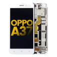 OPPO A37 Display + Frame - White Refurbished