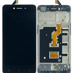 OPPO A37 Display + Frame - Black Refurbished