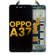 OPPO A37 Display + Frame - Black Refurbished