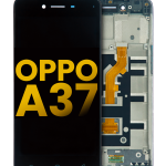 OPPO A37 Display + Frame - Black Refurbished