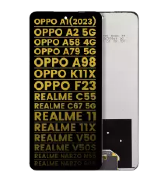 OPPO A1 / A2 / A79 5G / A98 / F23 Display (No Frame) Refurbished