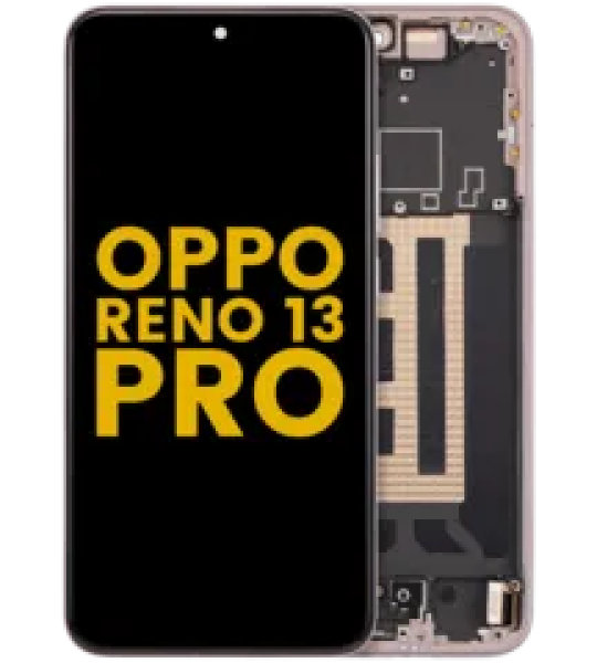 OPPO Reno 13 Pro Display + Frame - Pink Refurbished